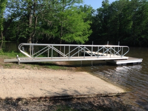 Aluminum Gangway Dock Ramp Floating Dock IPE Decking