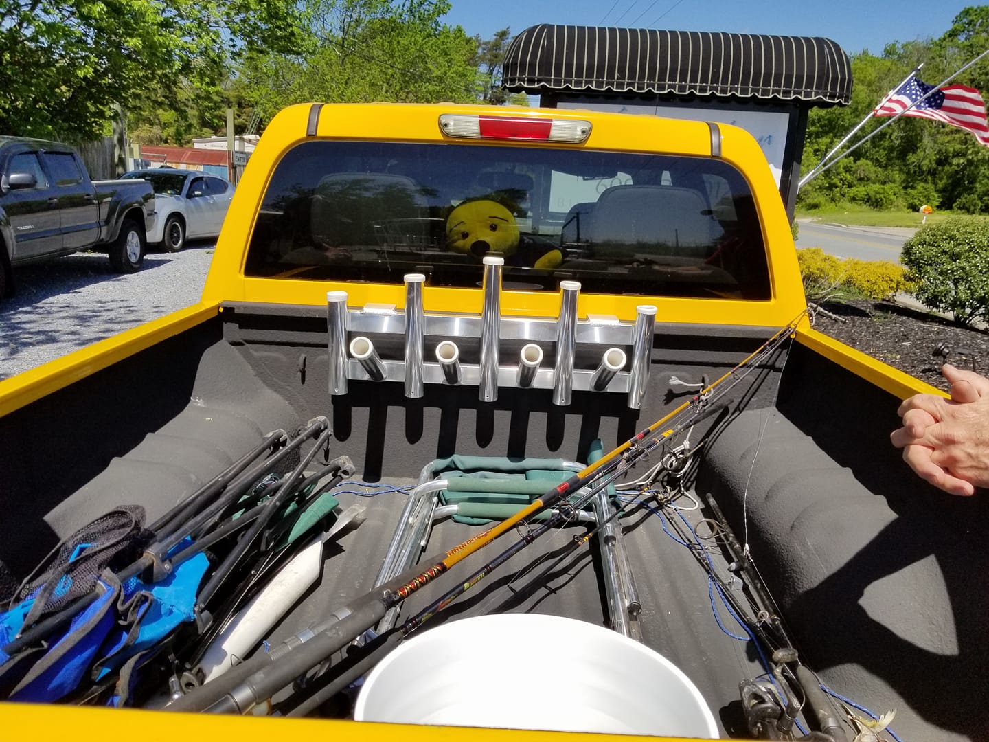 Custom Aluminum Truck Rod Holder Rack for fishing