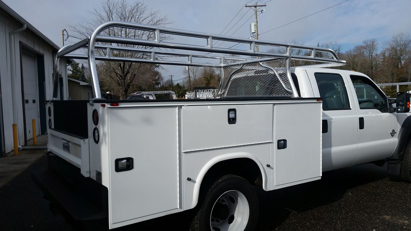 Custom Aluminum Truck Ladder Rack